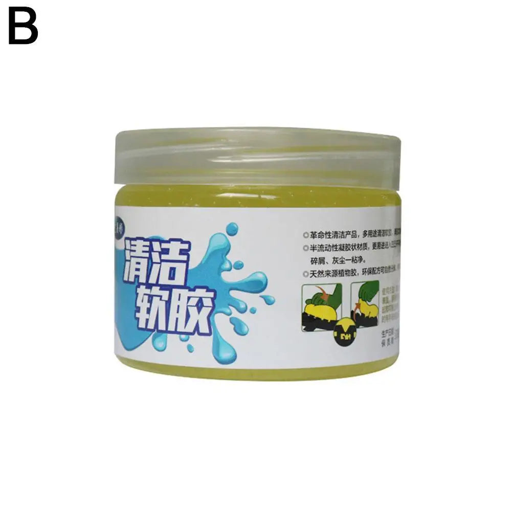200g Car Cleaning Soft Gel Magic Mud Auto Interior Computer Keyboard Dirt Clean Dust Remover Gel Car Cleaner Mud Car Accessories