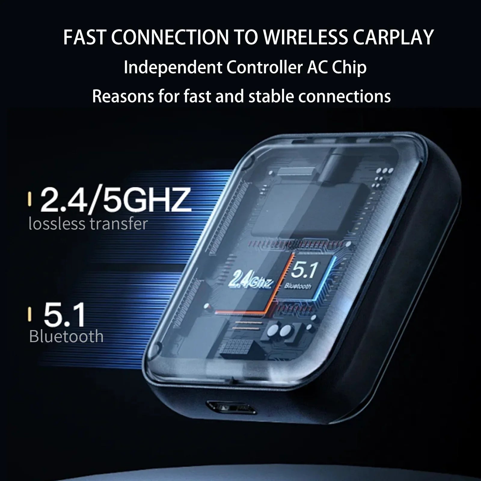 AUTOABC Wired Carbitlink Smart Link Phonelink Easy Connect to Wireless CarPlay Android Auto For Jetour X70 X90 X95 Dashing