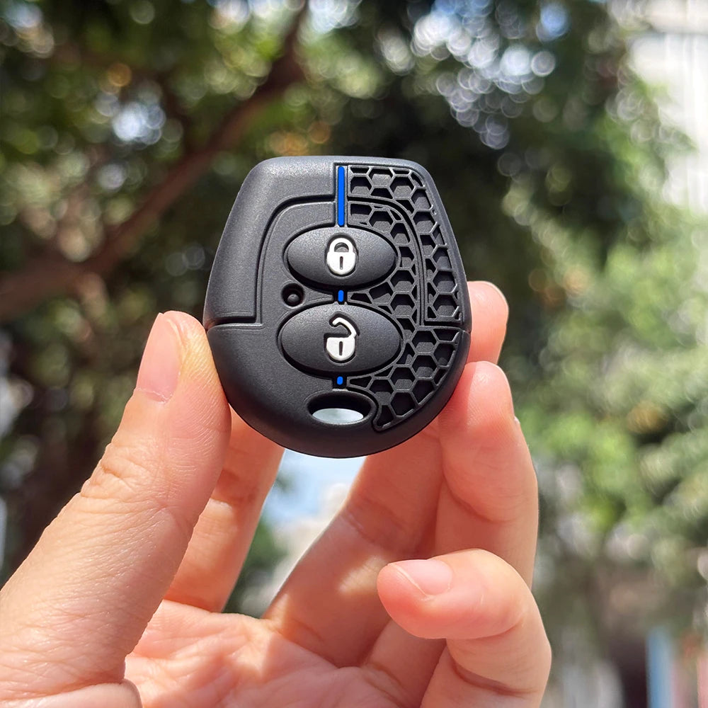 Silicone Car Key Case Cover With Keychain For Skoda Octavia Mk1 For VW Fox For Seat Cordoba Leon Sate Mc1 Ibiza 6L
