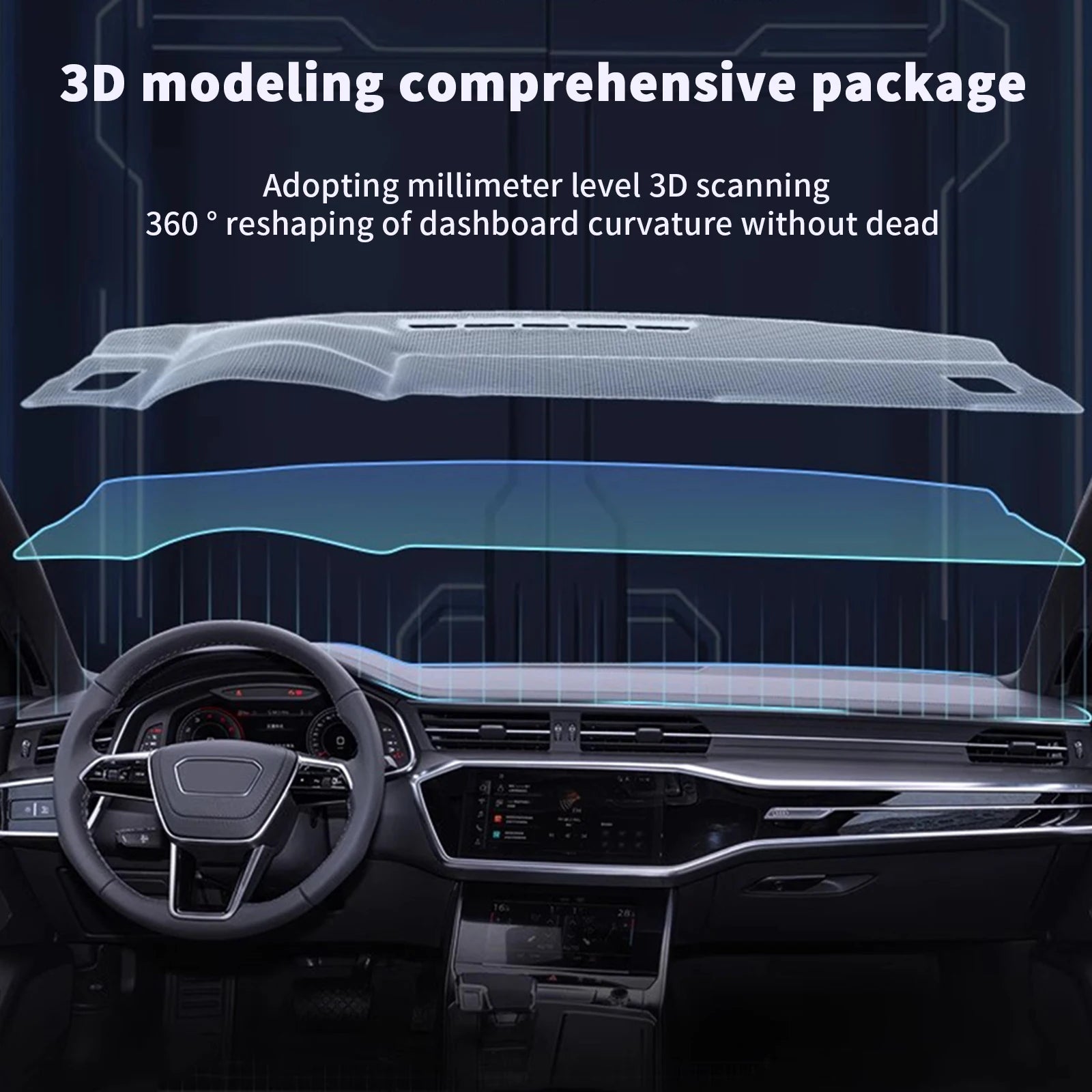 Fit for BYD Sealion 7 2024 2025 2026 EV Car Dashmat Dashboard Cover Pad DashMat Sunshade Protective Carpet Accessories