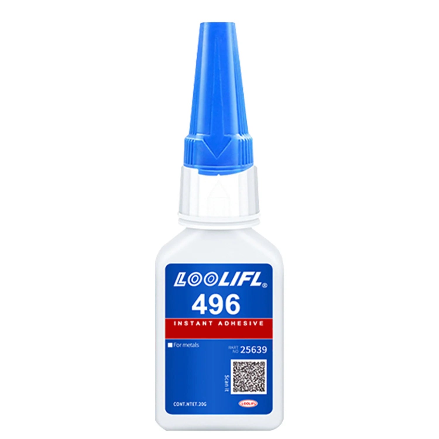 LOOLIFL 496 Instant Adhesive 5pcs, Strong Super Glue for Metal, Plastic Ceramic, Glass, Wood, Shoe Repair, Home Improvement, DIY