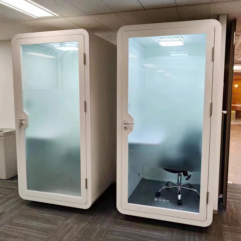 Modular Enclosure Private Workspaces Mobile soundproof room Silent Booth Interview Pod for Company Employees Use Space