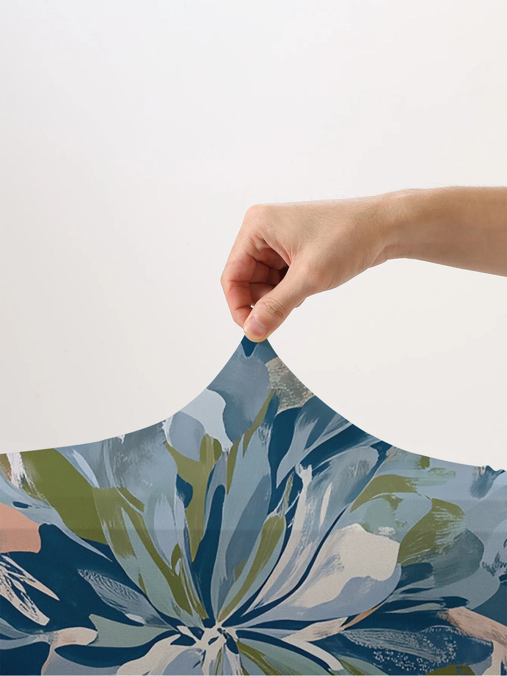 Abstract Flower Brush Stroke Print Luggage Cover, Suitable for 18-32 Inch Luggage Cover, Luggage Handle Glove, Travel Accessorie