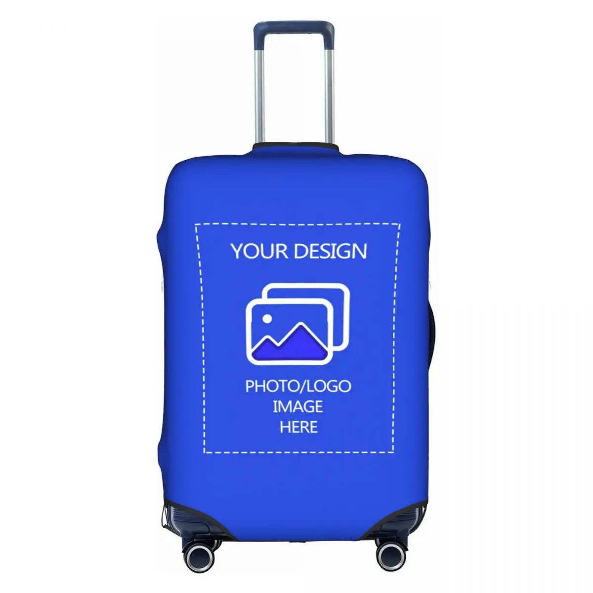 Custom Customize Logo Luggage Cover Elastic Your Design Here Travel Suitcase Protective Covers Suit For 18-32 inch