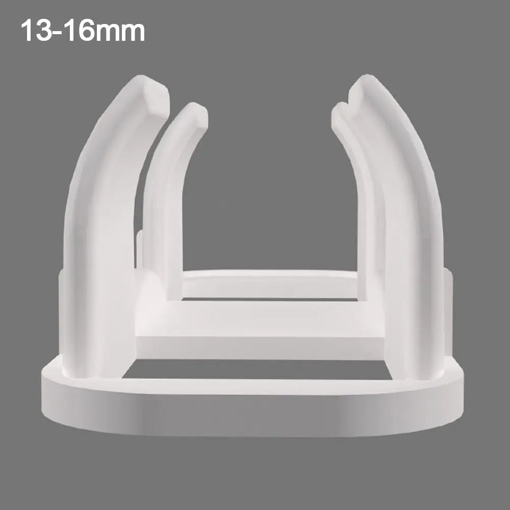 5pcs Plastic Pipe Clamp Hooks Cable Clips Pipe Support Wiring Hose Clamp Self-adhesive Fasteners Drain Pipe Holder