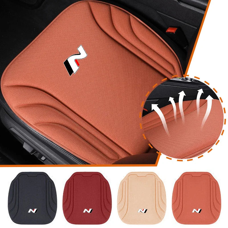 Car Front Rear Seat Cushion Cover Breathable Pads Protective Mat For Hyundai N Avante Sonata Elantra i30 i20 Tucson N Line