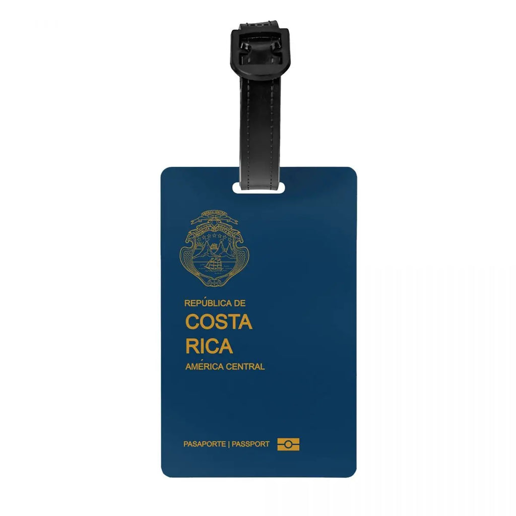Custom Mexico Passport Luggage Tag With Name Card Privacy Cover ID Label for Travel Bag Suitcase