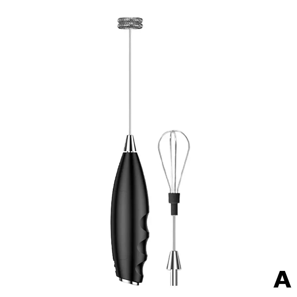 Electric Milk Frother Portable Egg Beater Hand Held Coffee Whisk Foam Mixer Milk Foamer Rechargeable Household Kitchen Tools
