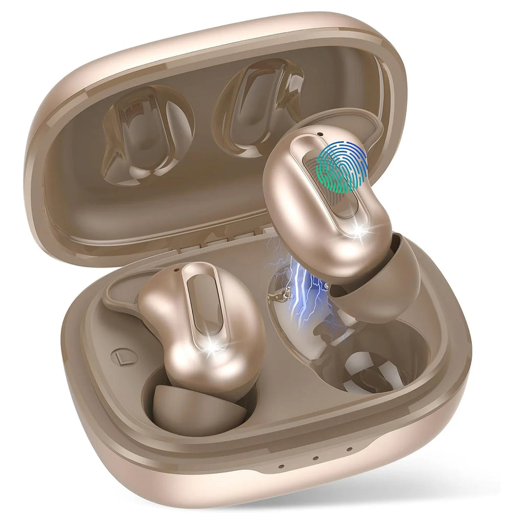 D20 Mini Sleep Earbuds for Side Sleepers | ANC Bluetooth 5.4 48H Battery IP7 Waterproof Hi-Fi Bass ENC Mic.