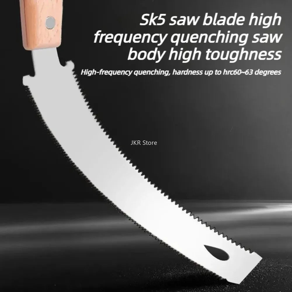 Multipurpose Japanese Hand Saw SK5 Flexible Steel Fine Tooth Blade Practical Cutter for Woodworking Garden and Carpentry Jobs