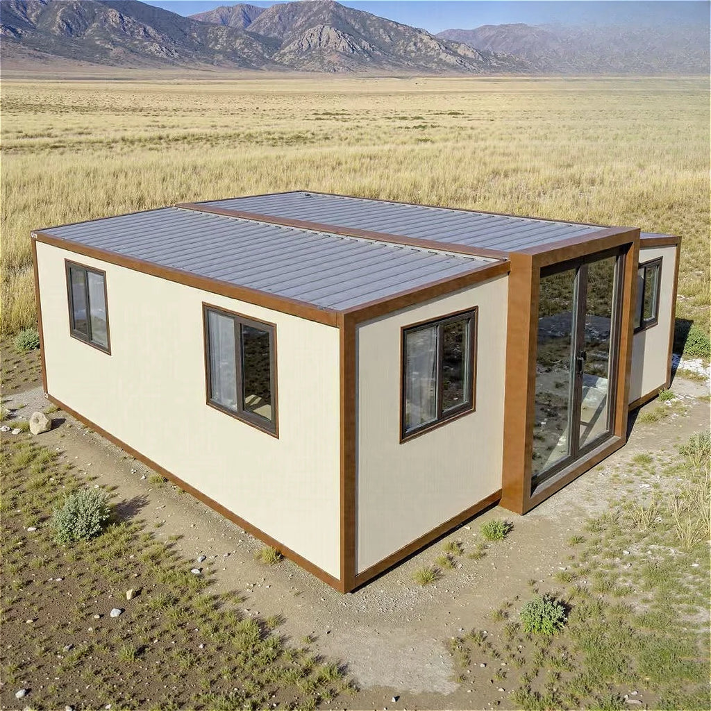 Container House Prefabricated Tiny Home for Sale 40ft Two Story Expandable Modular Building