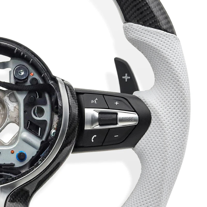 Car Sports Steering Wheel Carbon Fiber for BMW F10 F15 F22 F30 F32 M3 F80 M4 F82 M2 F87 M5 F90 E90 E92 X1 X2 Car Accessories
