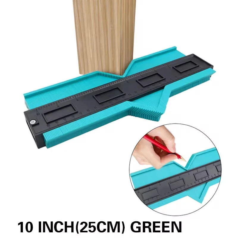 Contour Gauge Duplicator Ceramic Tile Carpet Cutting Template Profile Measuring Angle Ruler Contour Duplicator Woodworking Tools