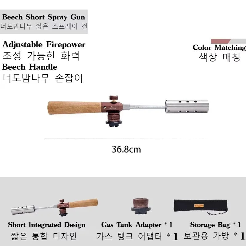 MOUNTAINHIKER Upgrade Weeding Fires Machine Grass Burners Gases Torch Outdoor BBQ Blowtorch Camp Flamethrowers Camping Equipment