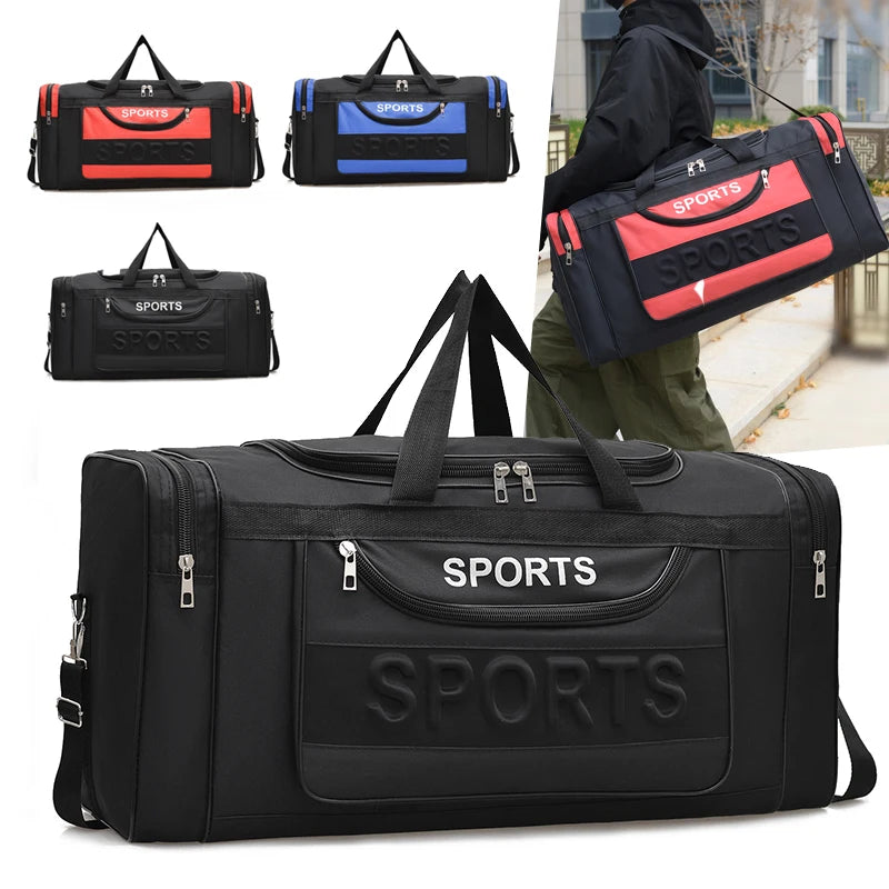 1 Piece Multi-Pocket Crossbody Travel Bag with Extra-Large Capacity Luggage Bag