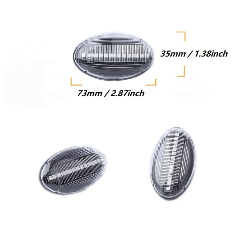 for Subaru Impreza GE GH 2008 2009 2010 2011 Sequential LED Side Marker Turn Light Signal Lamp Accessories
