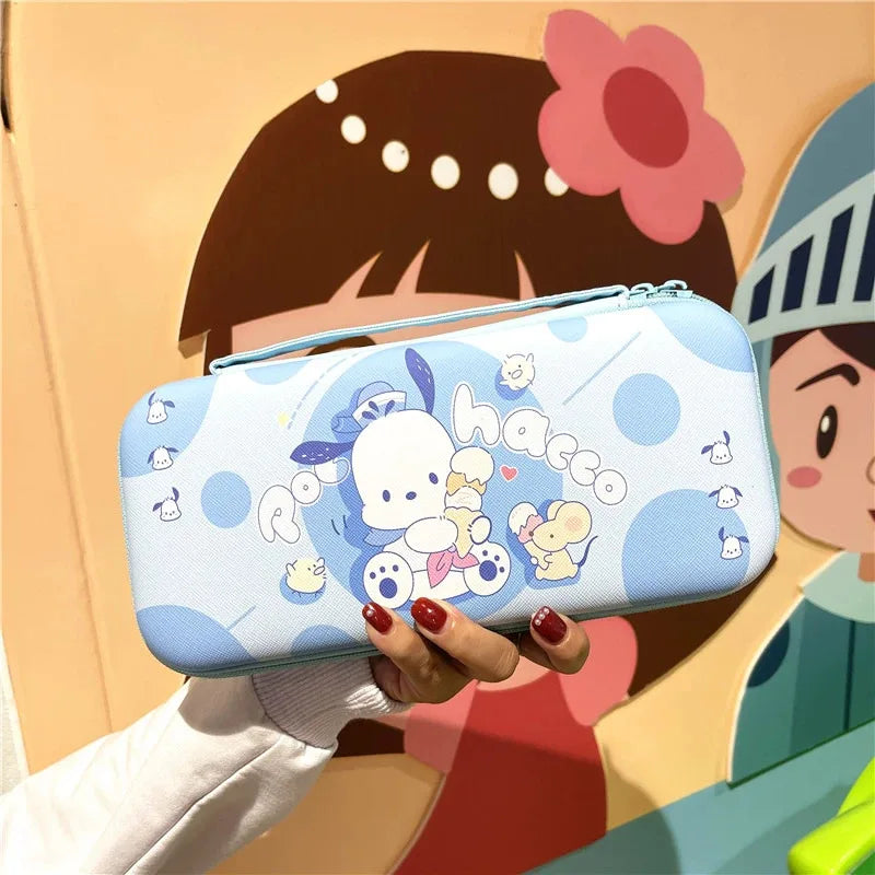Cartoon Anime Storage Bag For Nintendo Switch Oled Game Console Case Travel Carrying Handbag JonCon Protective Cover Accessories