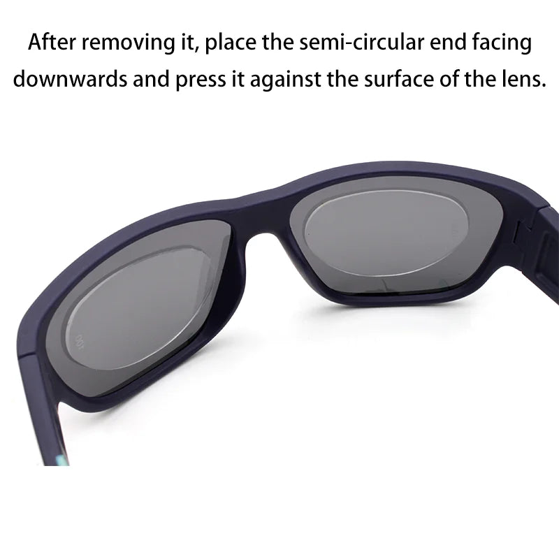 Myopic Lenses 2026 New Tech Silicone Myopia Patch Portable Adhesive Sunglasses Swimming Glasses Sports Glasses Protective Glasse