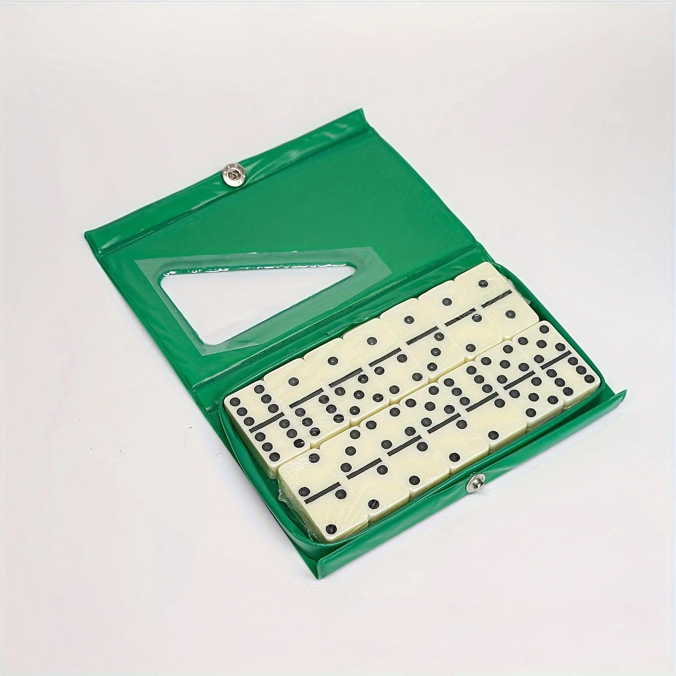 14PCS Double Six Domino Set Entertainment Leisure Travel Fun Table Game Domino Toy Children's Puzzle Toy Gift