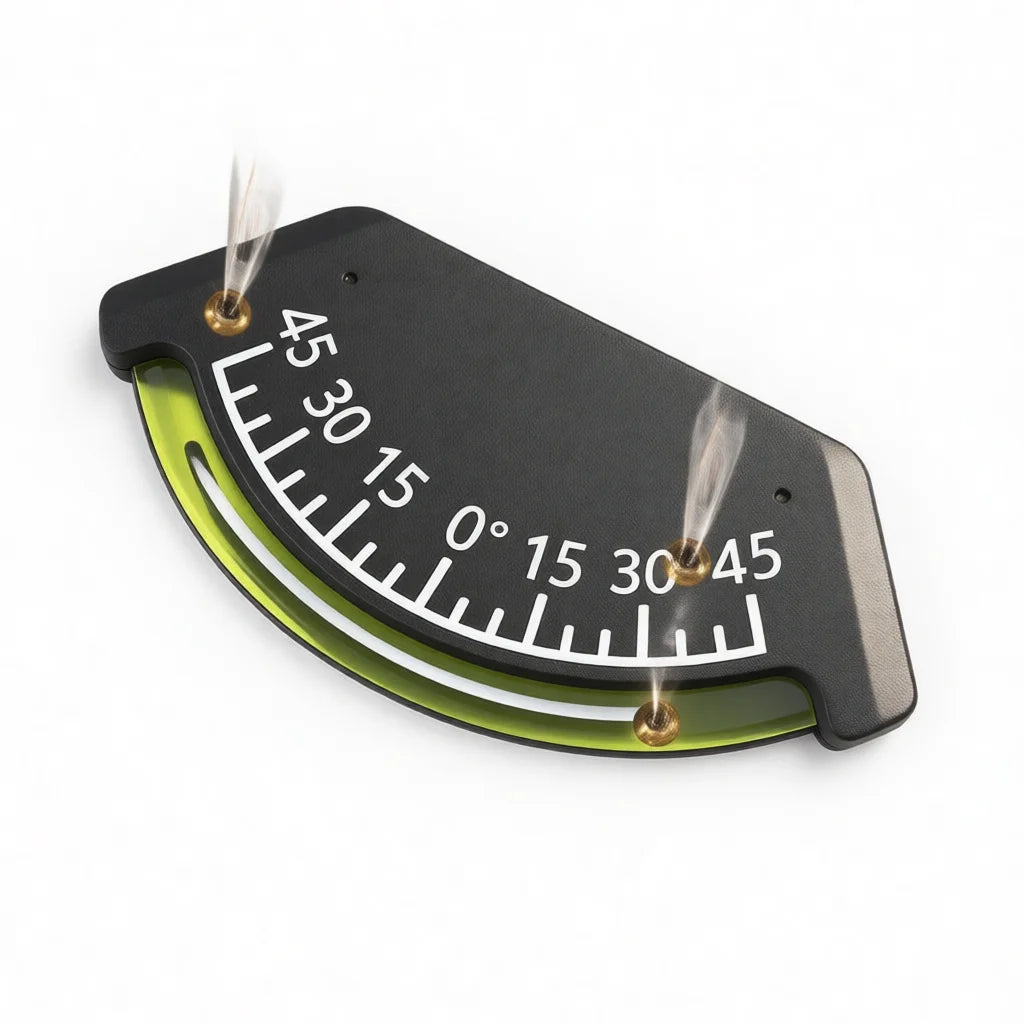 Off Road Inclinometer Vehicle Tilt Gauge Marine Level Measurement Tool Automotive Gradient Indicator Mechanical Angle Finding