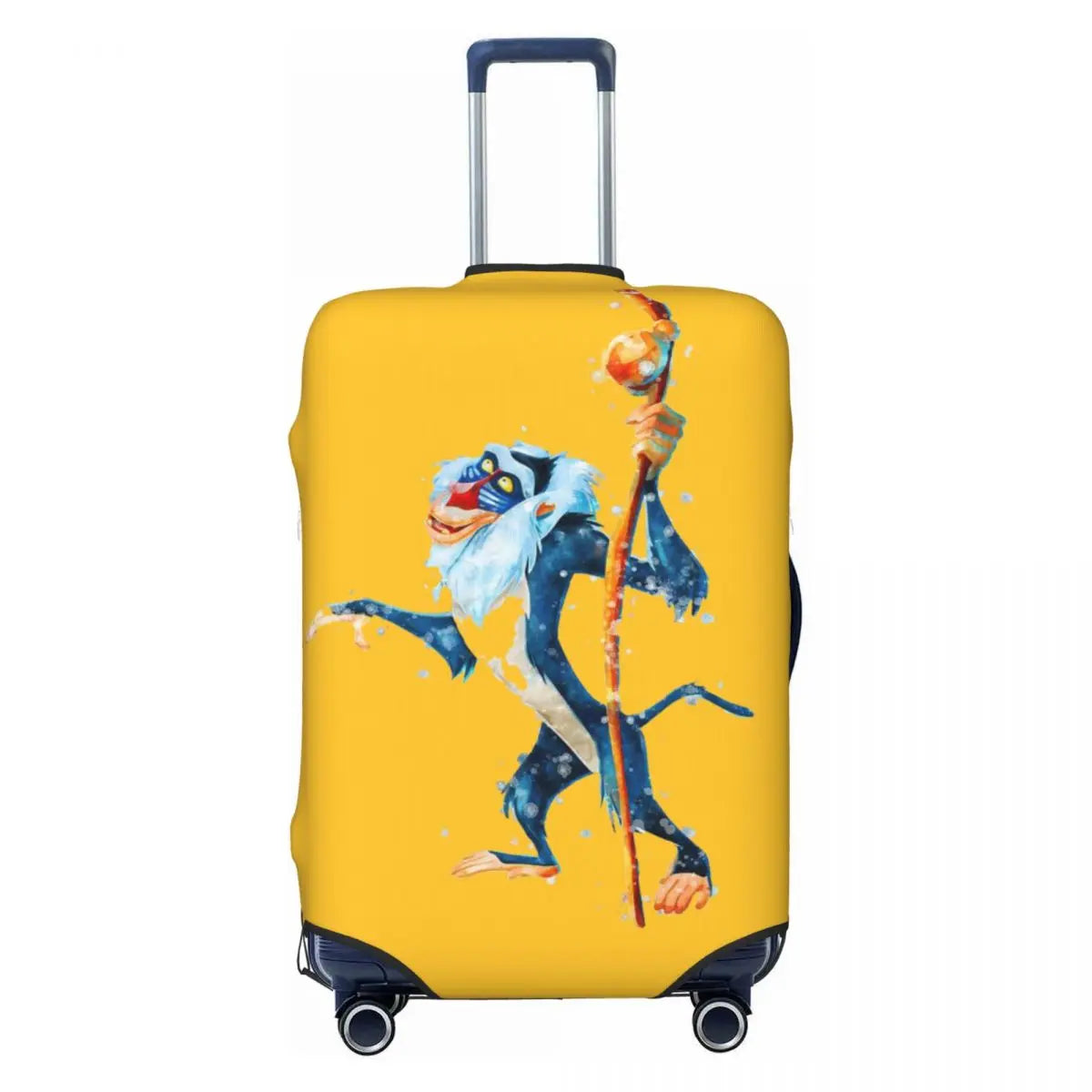 Custom The Lion Cartoon K-Kings Simba Luggage Cover Fashion Suitcase Protector Covers Suit For 18-32 inch