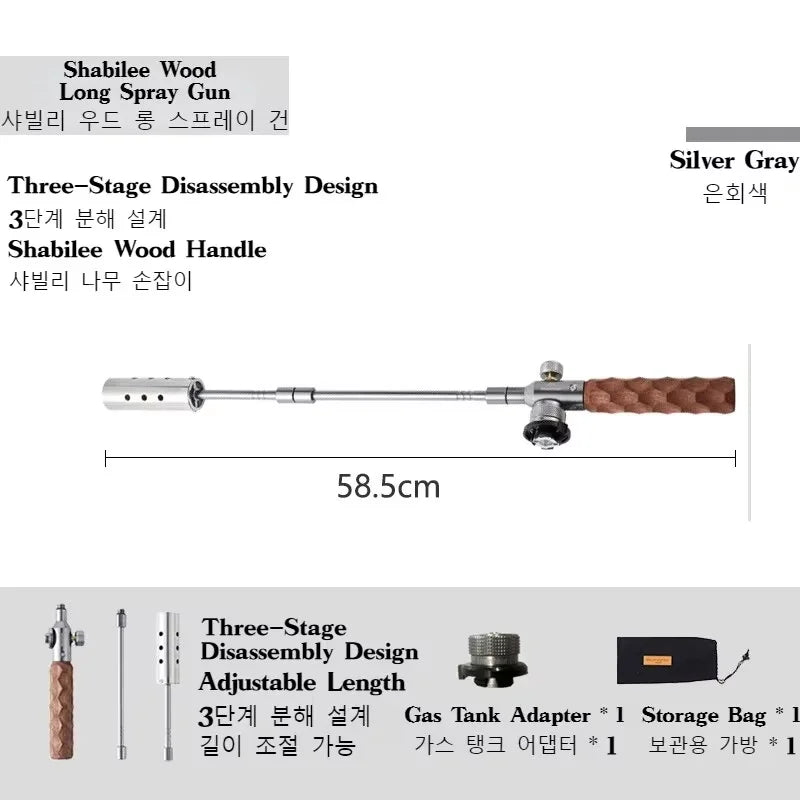 MOUNTAINHIKER Upgrade Weeding Fires Machine Grass Burners Gases Torch Outdoor BBQ Blowtorch Camp Flamethrowers Camping Equipment