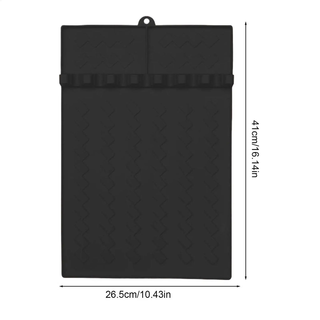 Silicone Grill Mat Tools Pad Side Shelf BBQ Griddle Tools Mat for Kitchen Countertop Griddle Home Cooking Grilling ﻿