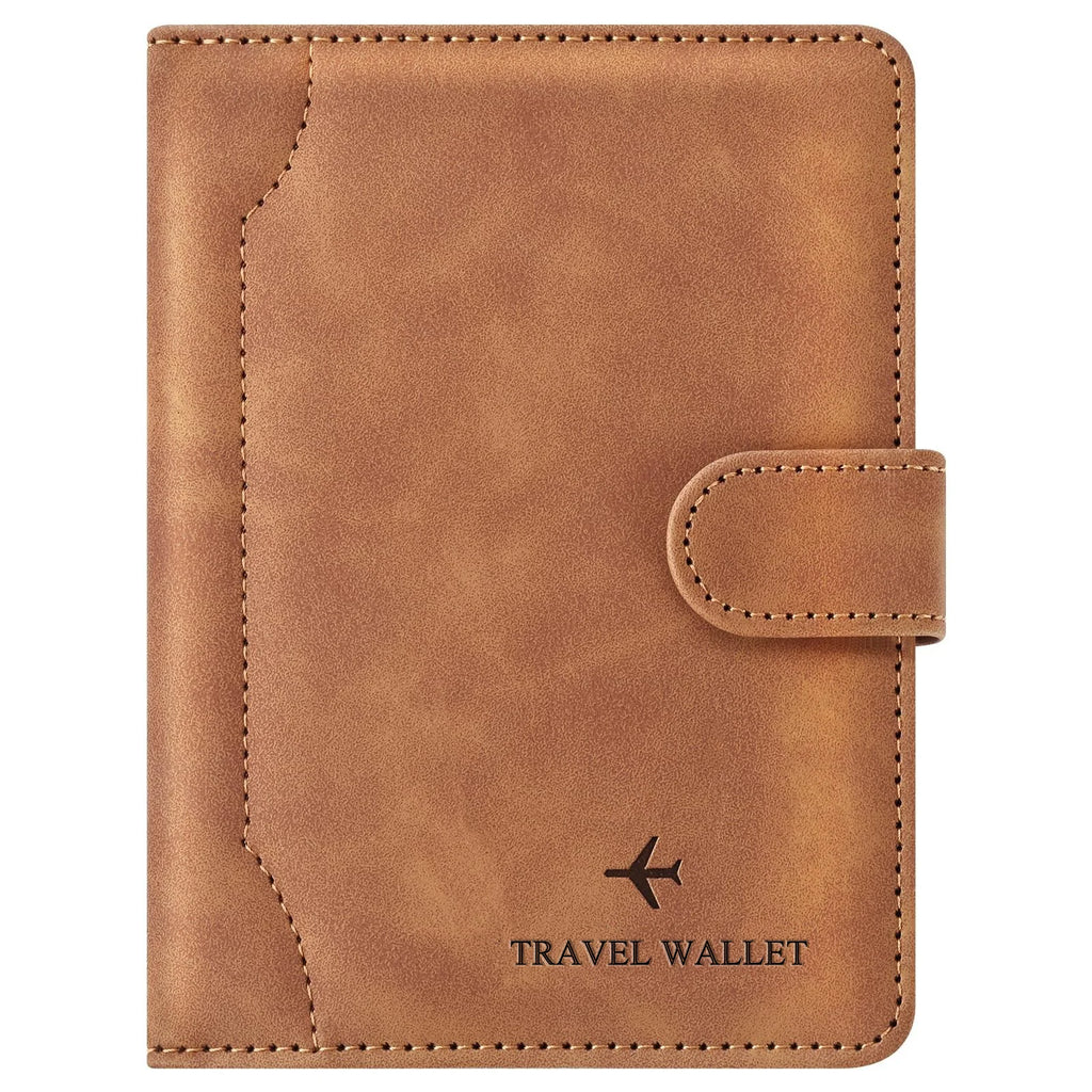 Passport Holder for Travel Essentials, Passport Wallet Cover Case for Travel Must Haves Accessories for Women and Men