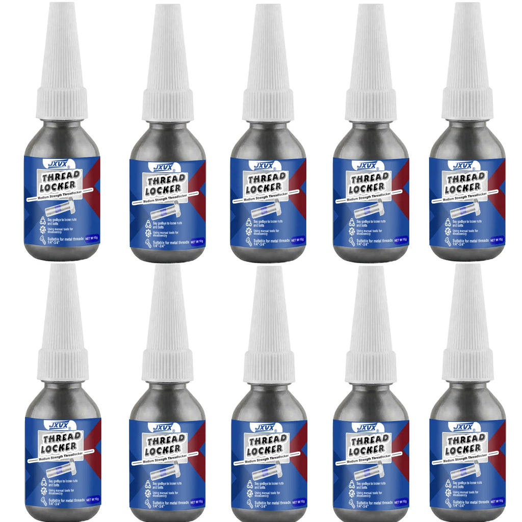 New 10ml Screw Glue, Fast Curing Threading Agent, Anaerobic Adhesive, Corrosion Resistant, Anti-Peeling, Medium Strength Blue Th