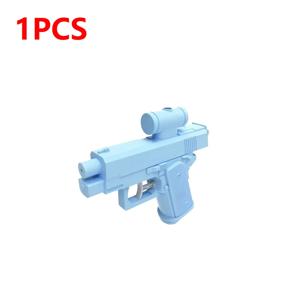 5-1PC Handheld Water Prank Gun Two-Way Spray Trick Reverse Water Gun Summer Outdoor Pool Watergun Toys Pistola de agua de broma