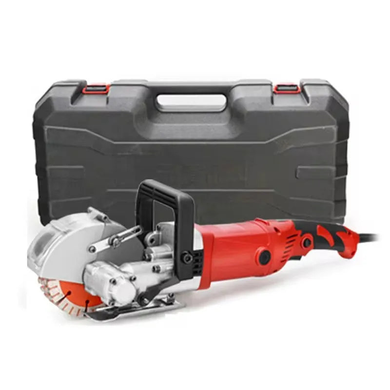 Electric Wall Grooving Machine 5800W Brick Groove Cutting Machine Steel Concrete Automatic Cutting Machine