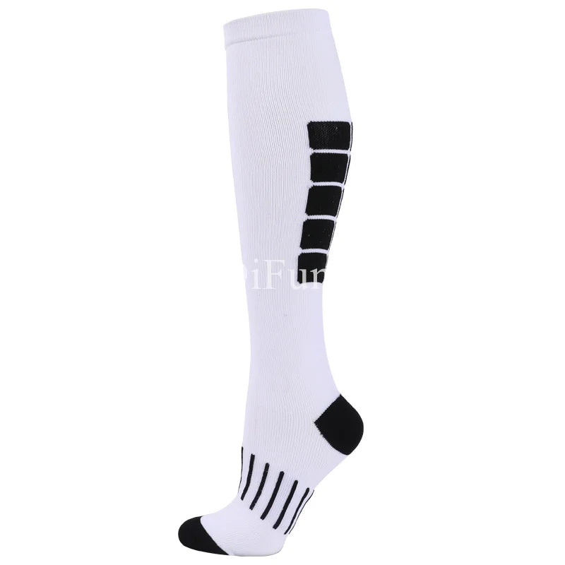 1 Pair Compression Socks Women And Men Stockings Best Medical Nursing Hiking Travel Flight Socks Running Fitness Socks