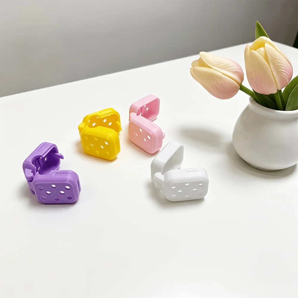 4pcs Oral-B Electric Toothbrush Head Protector: 3D-Printed Portable Travel Case with Odor and Dust Protection