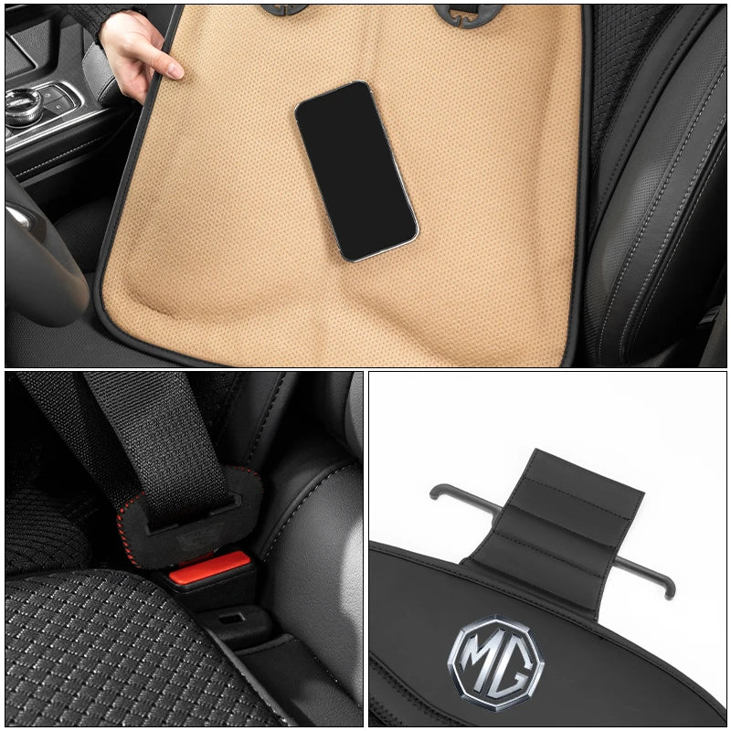 Ice Silk Car Seat Cushion Backrest Seat Protector Cover Accessories For Morris Garages MG 6 3 5 7 TF ZR ZS HS GS GT RX5 Hector