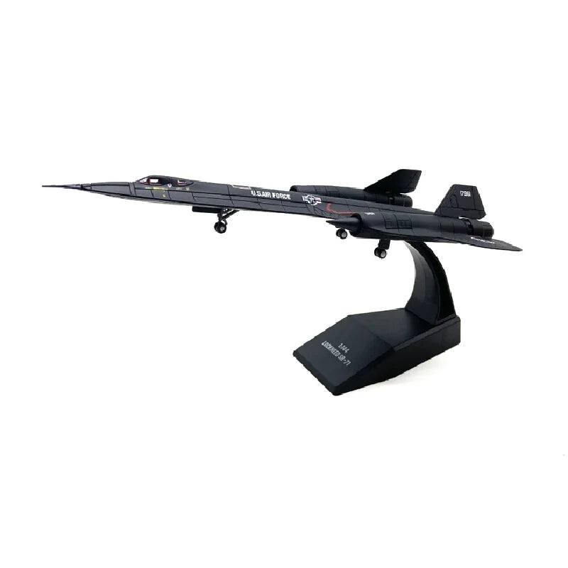 1/144 Scale US Lockheed SR71 SR-71 Blackbird 06937 Plane Diecast Metal Airplane Aircraft Ornament Model Boy Birthday Toy Gift