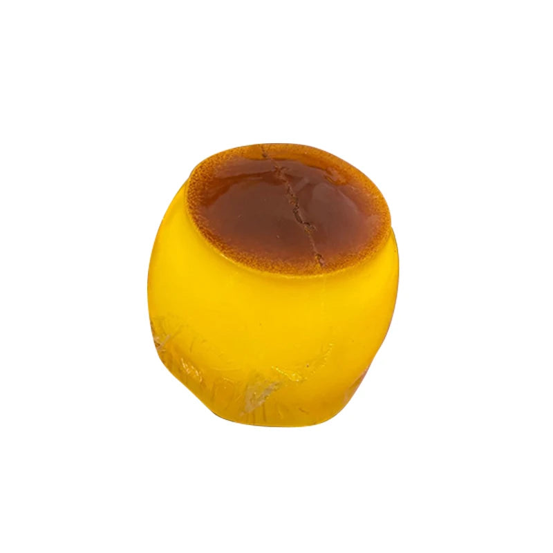 Crispy Sound Caramel Pudding Squeezing Toy Homemade DIY Handmade Squeeze Ball Non-rebound Stress Relieving Toy for Gift