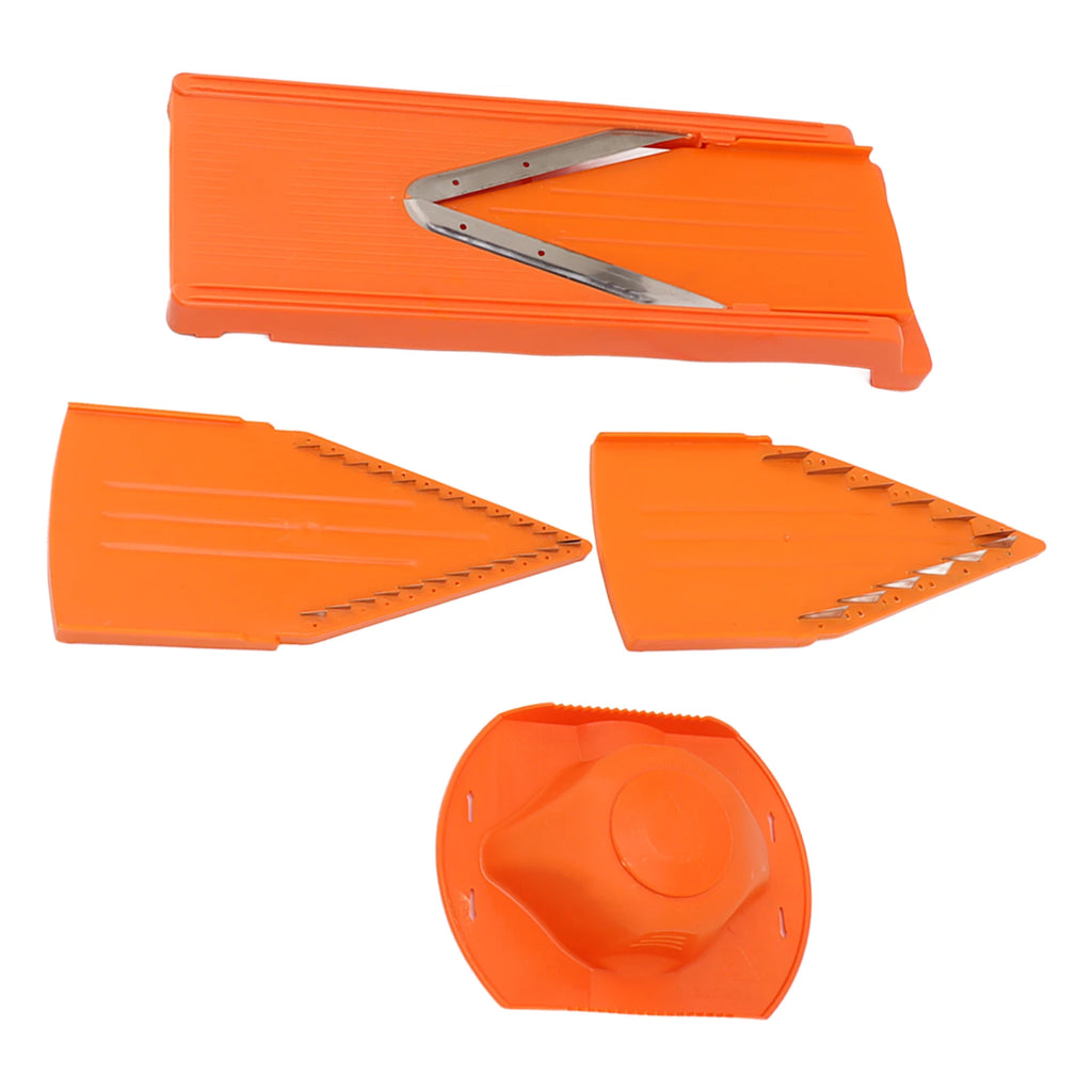 V Blade Mandoline Cutter Vegetable Cutter Stainless Steel Blade Hand Protector Cooking Tool Practical Large Frame for Kitchen