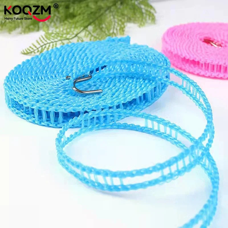 5/10M Portable Clotheslines Windproof Fence-Type Clothesline For Outdoor Indoor Home Travel Drying Rack Clothesline