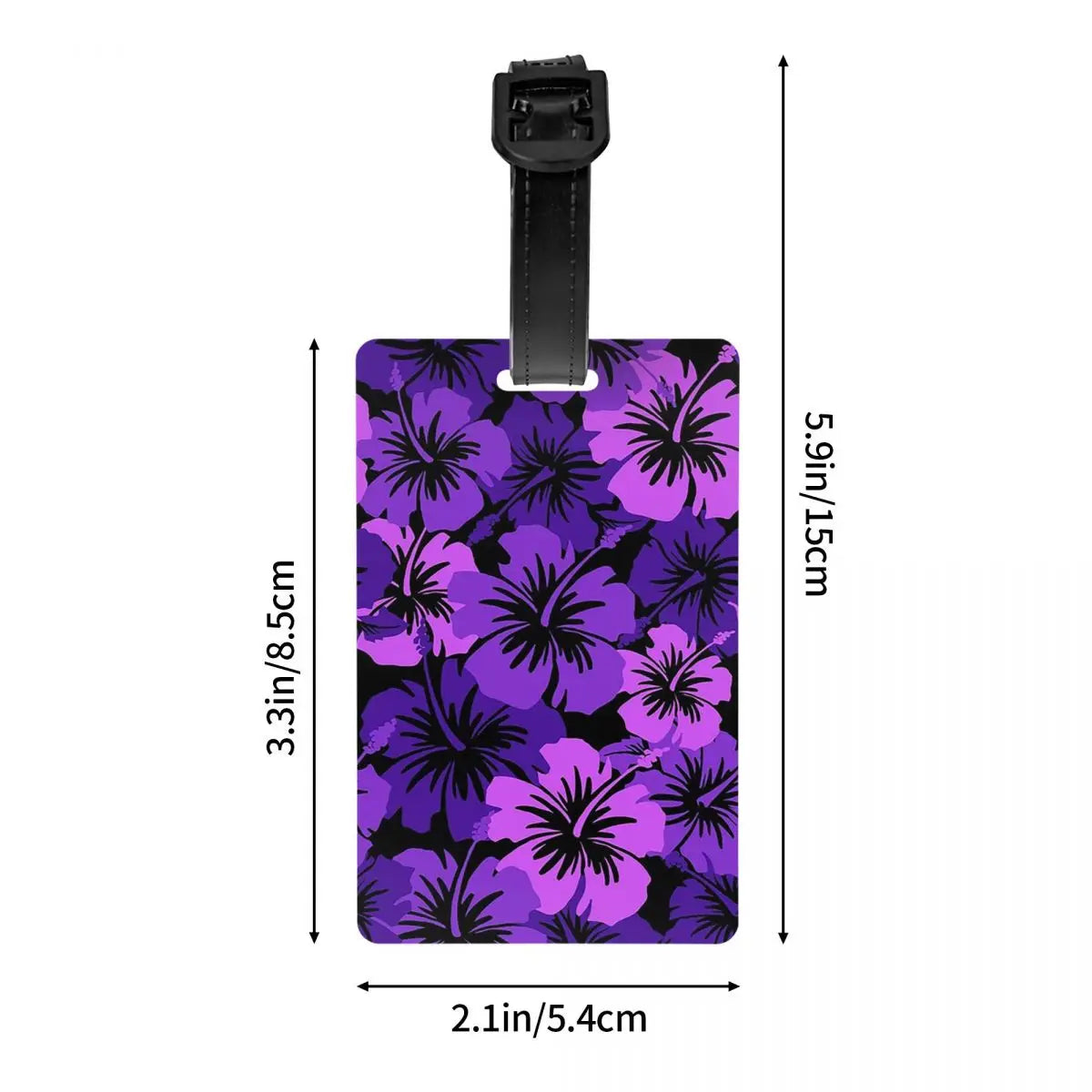 Epic Hibiscus Hawaiian Floral Aloha Luggage Tags Suitcase Accessories Travel Baggage Boarding Tag Label Holder ID Name Address