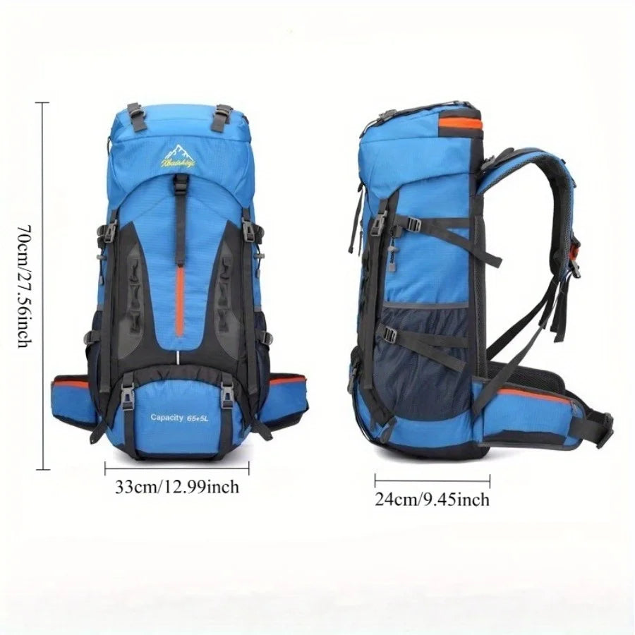 2026 Camping Hiking Backpacks 70L Big Outdoor Bag Backpack Nylon Men Climbing Rucksacks Sport Travel Bag Men Backpack