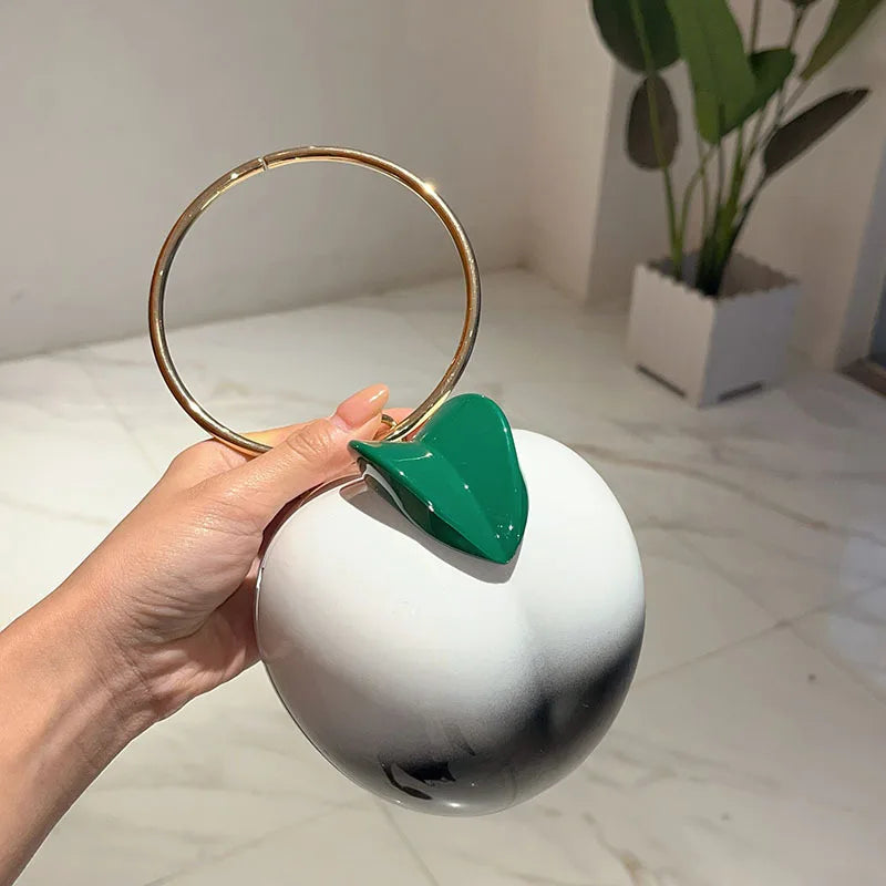 Funny Peach Shaped Purses and Handbags for Women Kawaii Girls Shoulder Bag Small Crossbody Bag Cute Female Clutch Leather