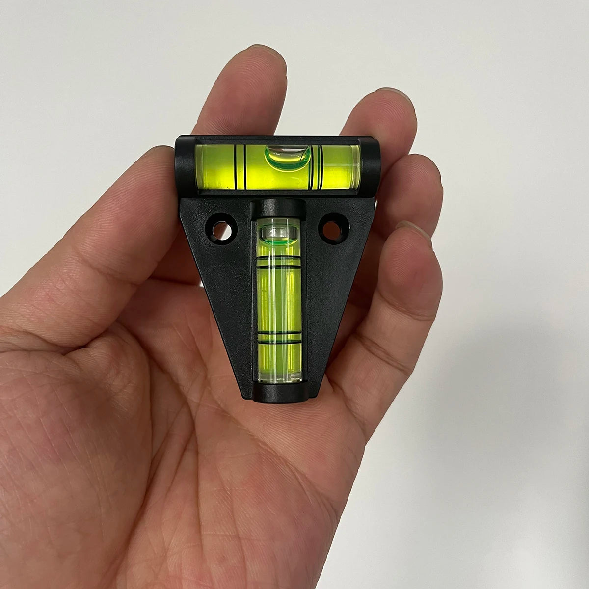 Horizontal Bubble Triangle Level Green Bullseye Circular Spirit Level T-type Scope Precision Spirit Bubble Measuring Kit