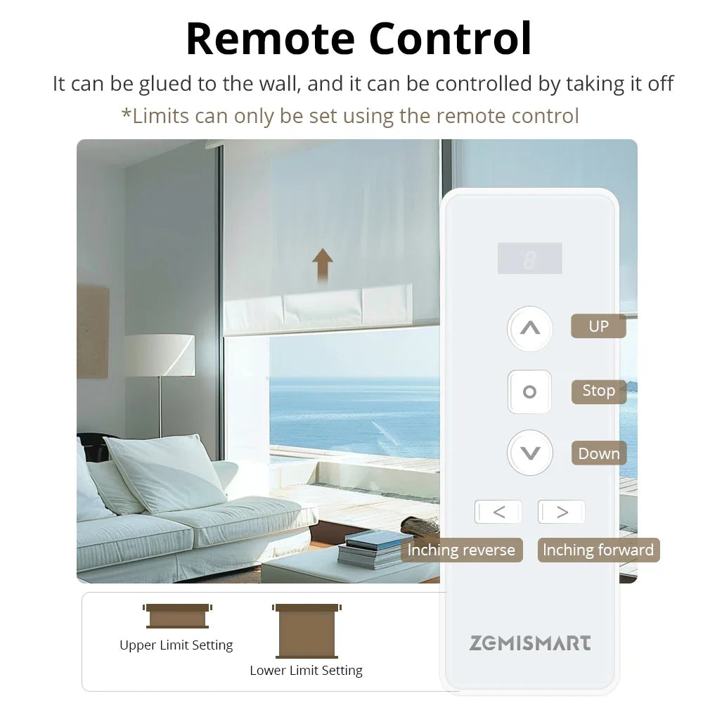 Matter Over WiFi 2N Smart Roller Shade Blinds Motor for 37 38mm Tube Alexa Google Home Smartthings Homekit App Control