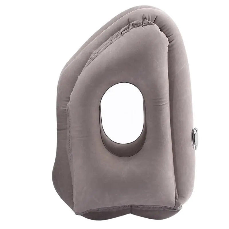 New Pattern Inflatable Travel Pillow Portable Chin Support Neck Pillow Nap Support Pillow Rest Support Pillow