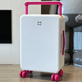 KLQDZMS Suitcase ABS+PC Boarding Box Large Capacity Trolley Case 20"24 Inch Cart Type Travel Bag Universal Wheel Rolling Luggage