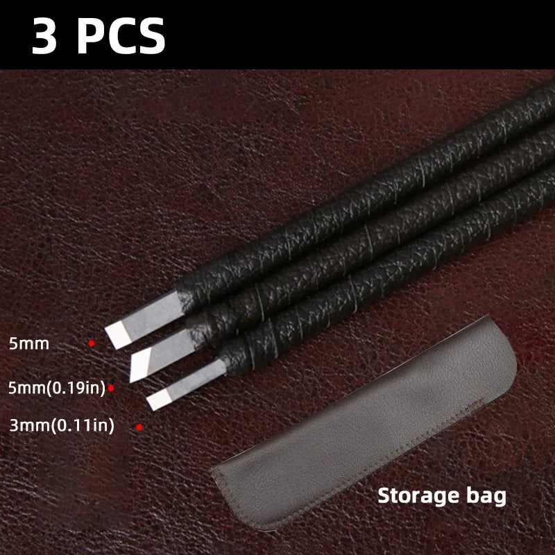 3/8/10 Pcs Tungsten Steel Stone Engraving Kit Professional Chisel Wood Seal stone Carving Cutting Blade Hand Tool Set
