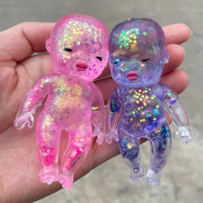 Stress Relief Toy Squishy Baby Shape Squeeze Toy Anti-stress Toy Fidget Desk Toy For Friend Christmas Gift