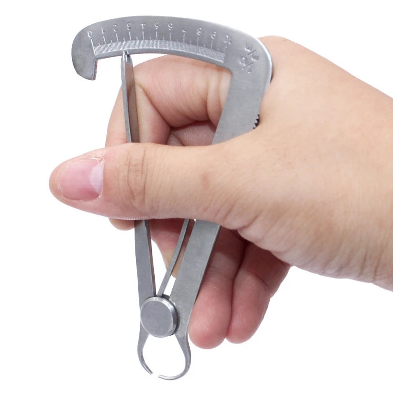 0-10mm Stainless Steel Precise Measurement Caliper Inside Calipers Gauge Diamonds Jewelry Measure Tool