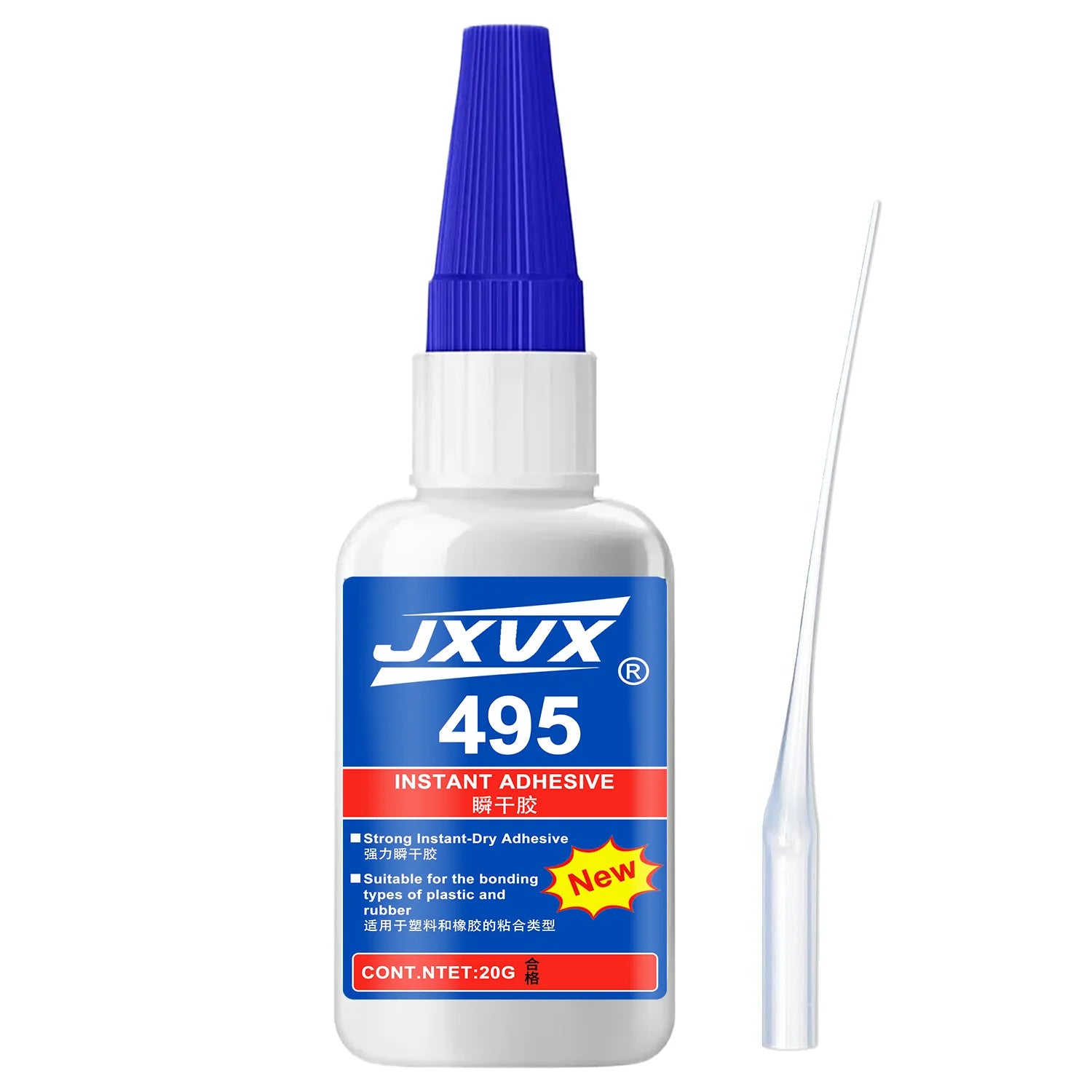 401 Super Glue,Cyanoacrylate (CA) Glue with Anti-Clog Caps & Precision Microtips For,Crafts,Furniture Shoe Ceramic Glass Plastic
