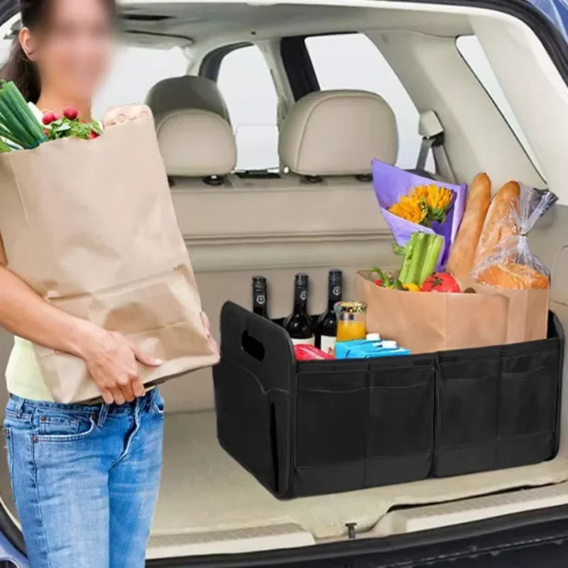 Car Storage Box, Trunk Storage Box, Oxford Cloth Storage Box, Large Capacity, Foldable